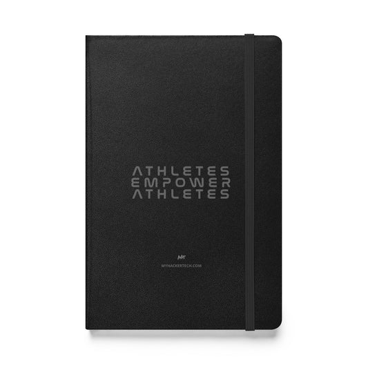 Athletes Empower Athletes - Hardcover bound notebook by DarkByteGear