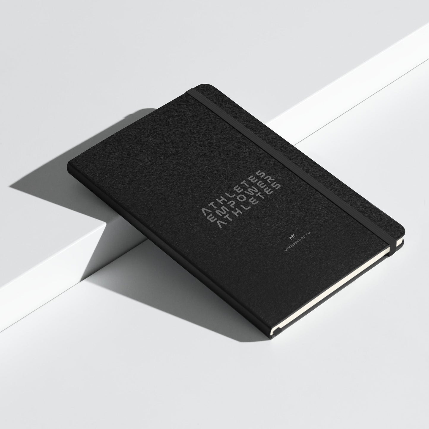 Athletes Empower Athletes - Hardcover bound notebook by DarkByteGear