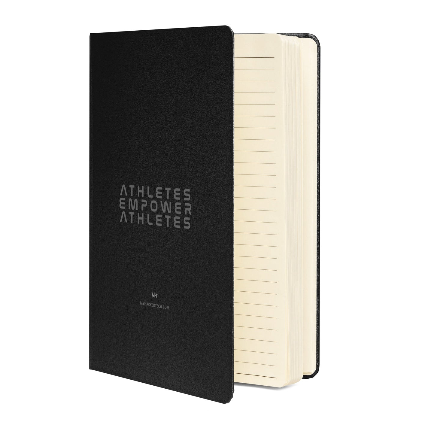 Athletes Empower Athletes - Hardcover bound notebook by DarkByteGear