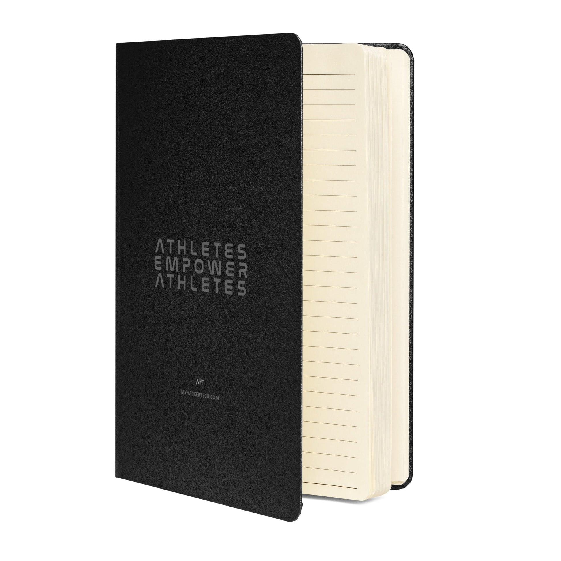 Athletes Empower Athletes - Hardcover bound notebook by DarkByteGear