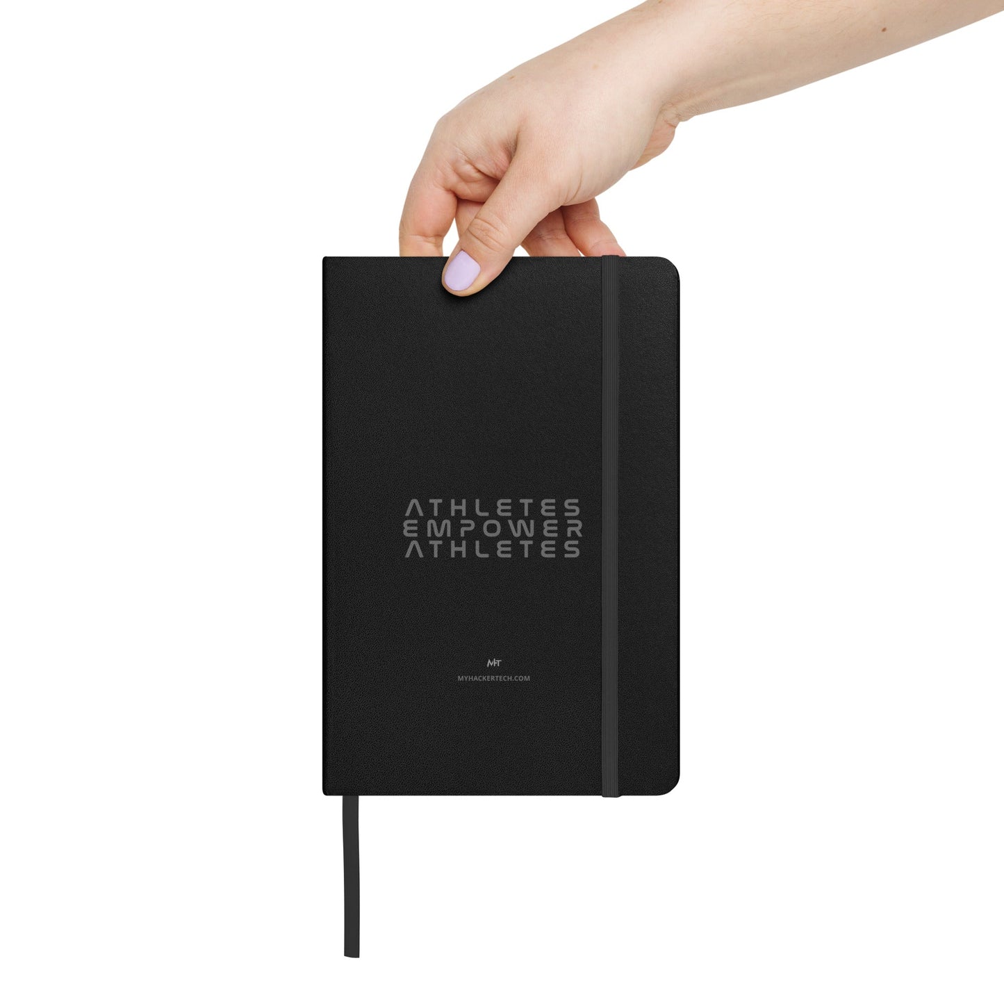 Athletes Empower Athletes - Hardcover bound notebook by DarkByteGear