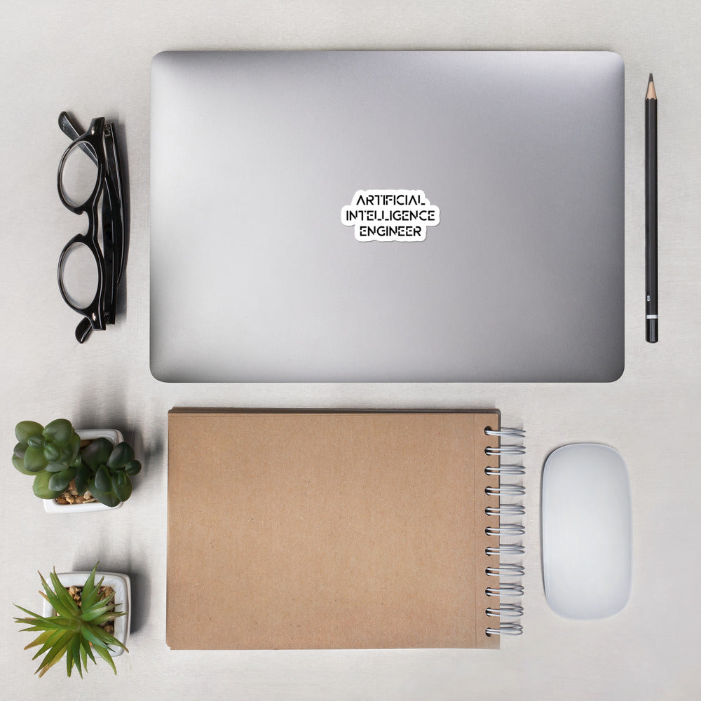 Artificial intelligence engineer - Bubble-free stickers by DarkByteGear