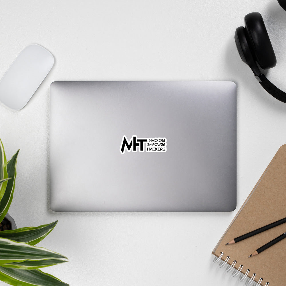MHT - Hackers Empower Hackers - Bubble-free stickers by DarkByteGear