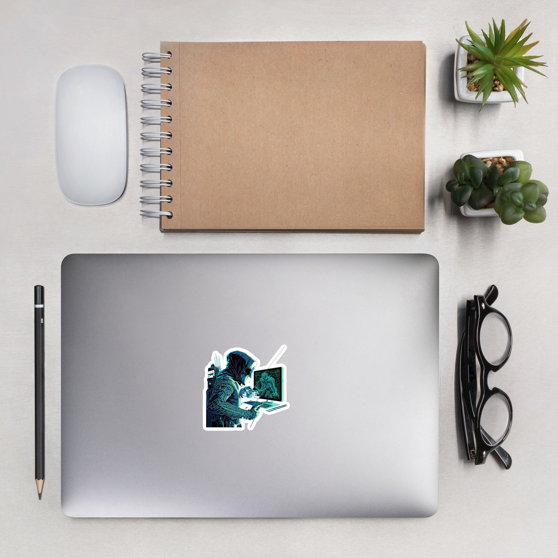 CyberWare Assassin - Bubble-free stickers by DarkByteGear