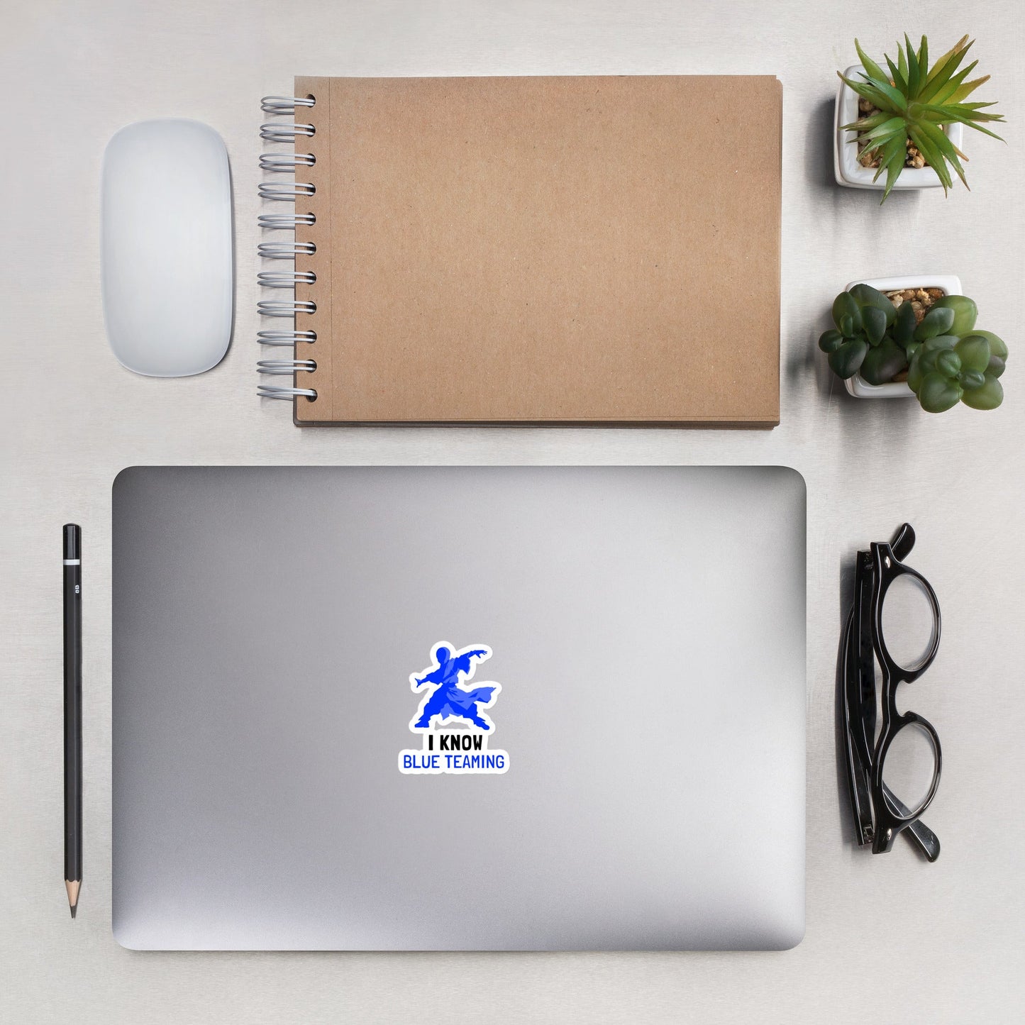 I Know Blue Teaming - Bubble-free stickers by DarkByteGear