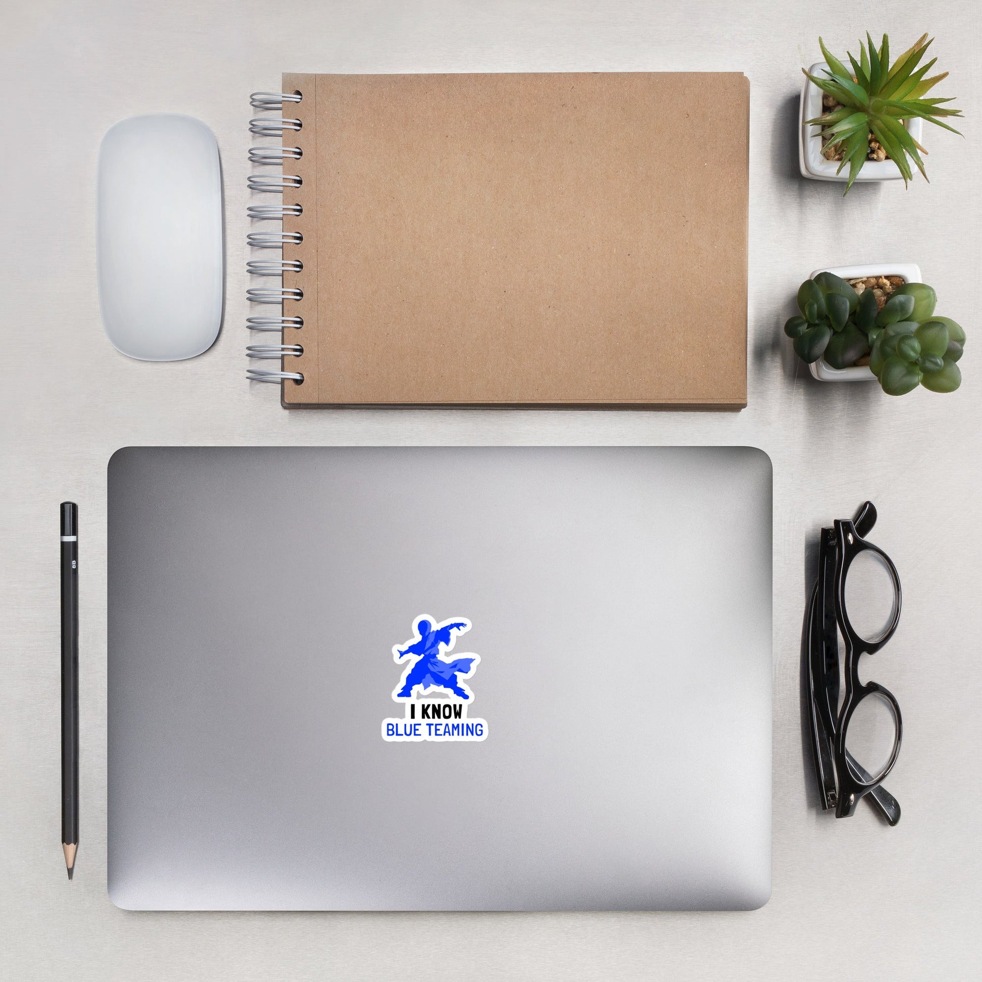 I Know Blue Teaming - Bubble-free stickers by DarkByteGear