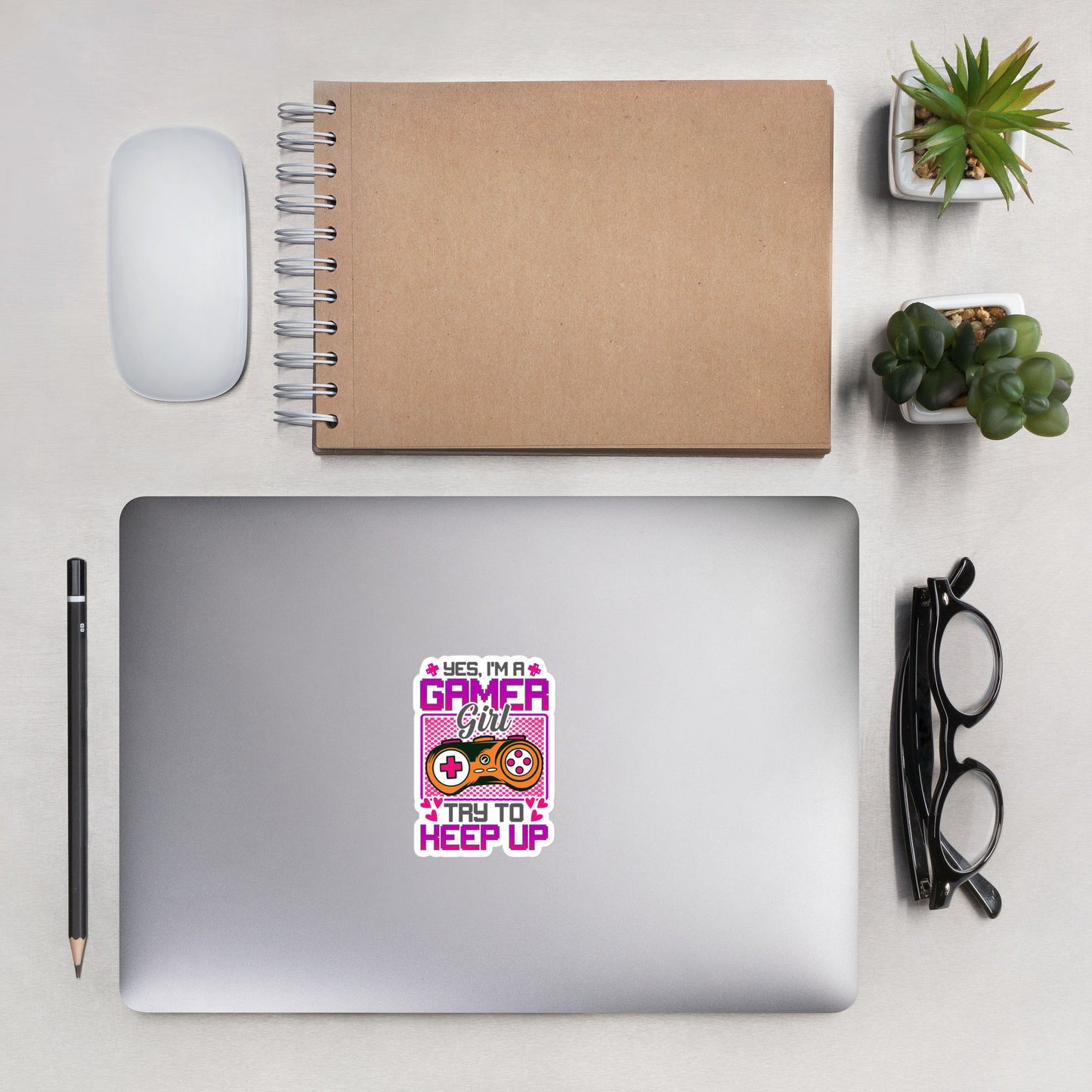 Yes, I'm a Gamer Girl try to Keep Up Shagor - Bubble-free stickers by DarkByteGear