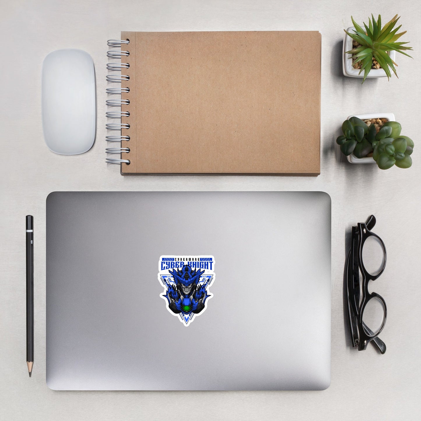 CyberWare Cyber knight - Bubble-free stickers by DarkByteGear