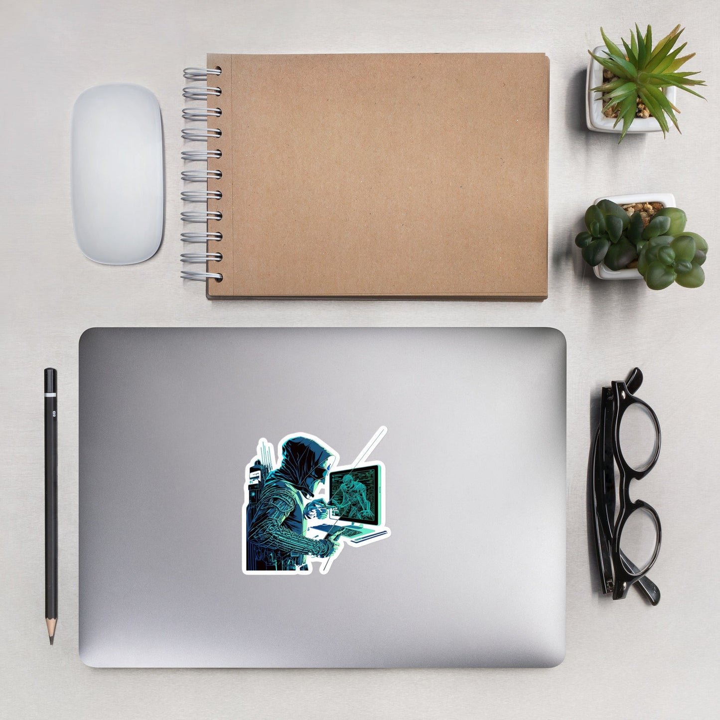 CyberWare Assassin - Bubble-free stickers by DarkByteGear