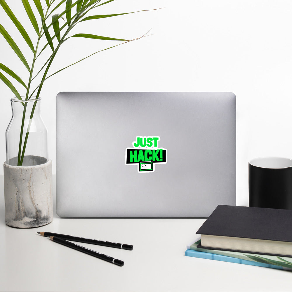 Just Hack - Bubble-free stickers by DarkByteGear