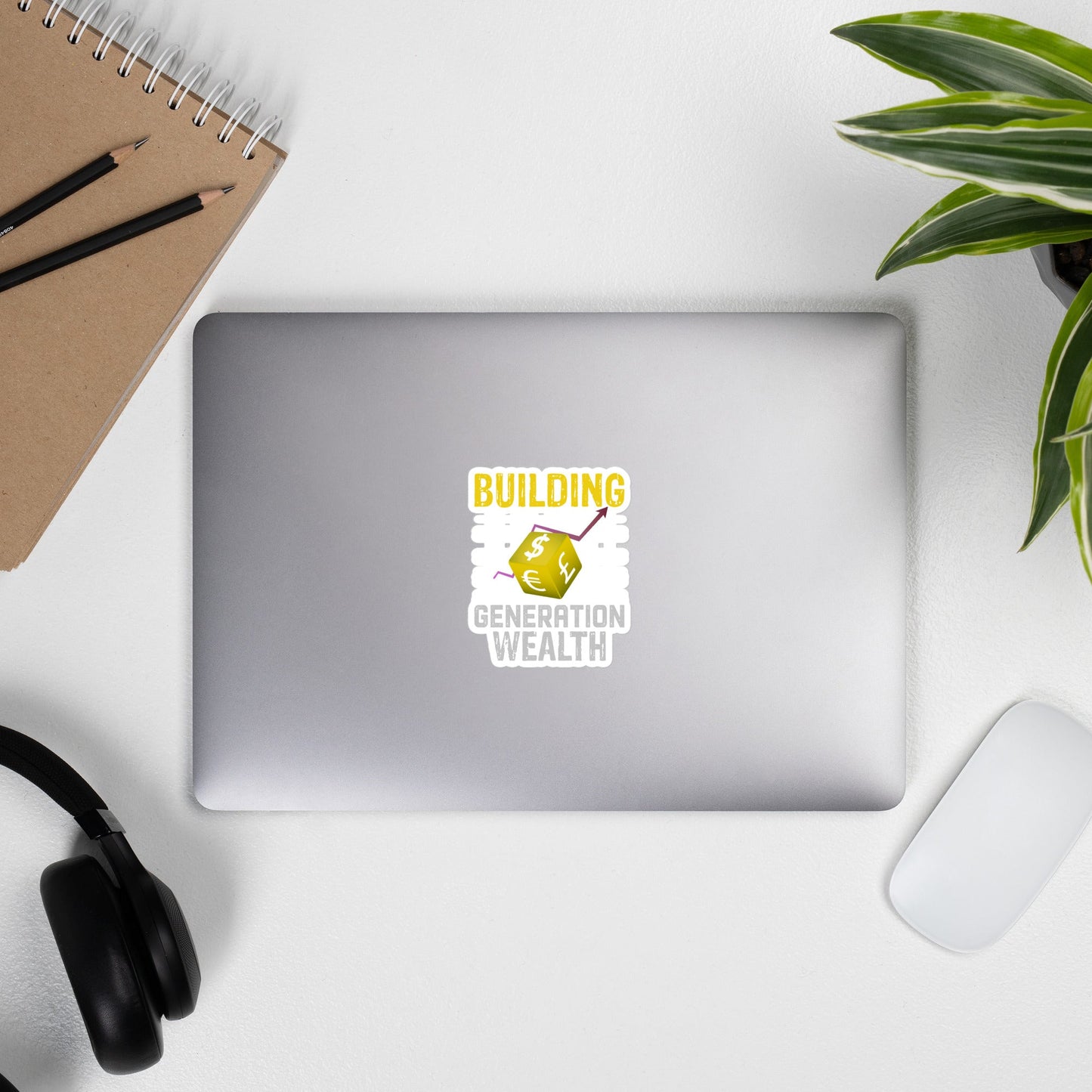 Building Generation Wealth - Bubble-free stickers by DarkByteGear