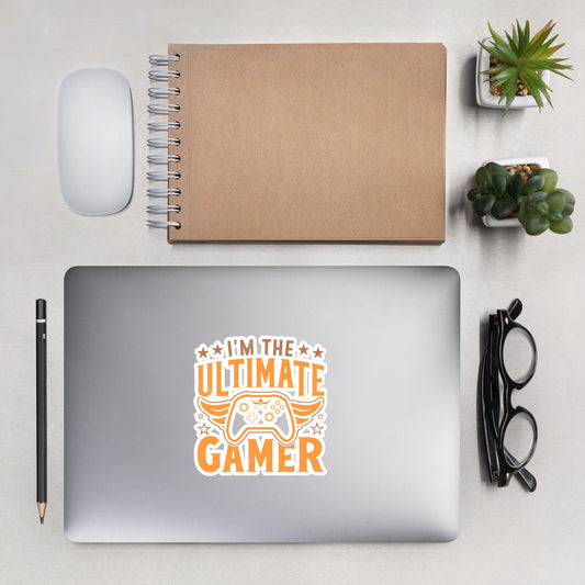 I am the Ultimate Gamer - Bubble-free stickers by DarkByteGear
