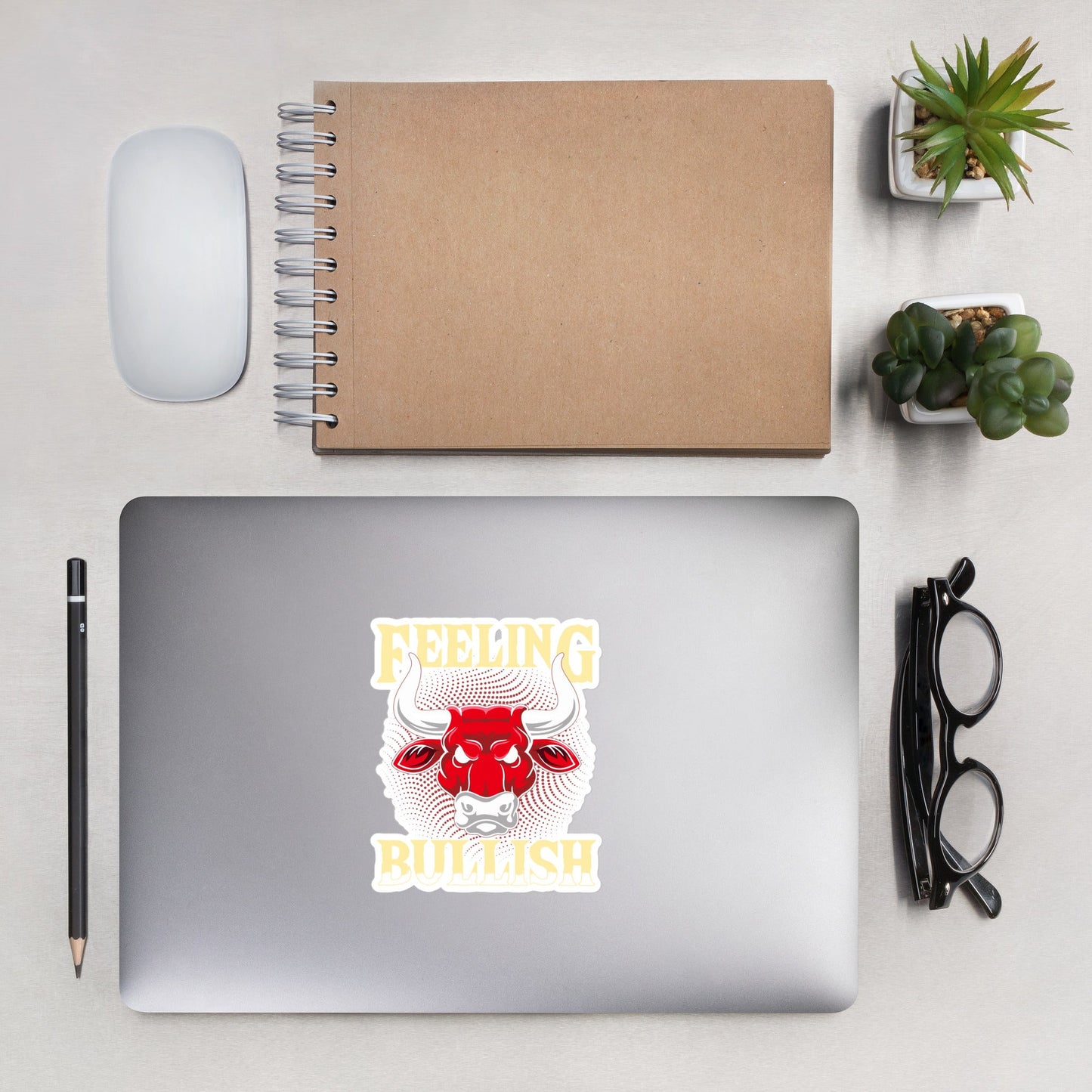 Feeling Bullish - Bubble-free stickers by DarkByteGear