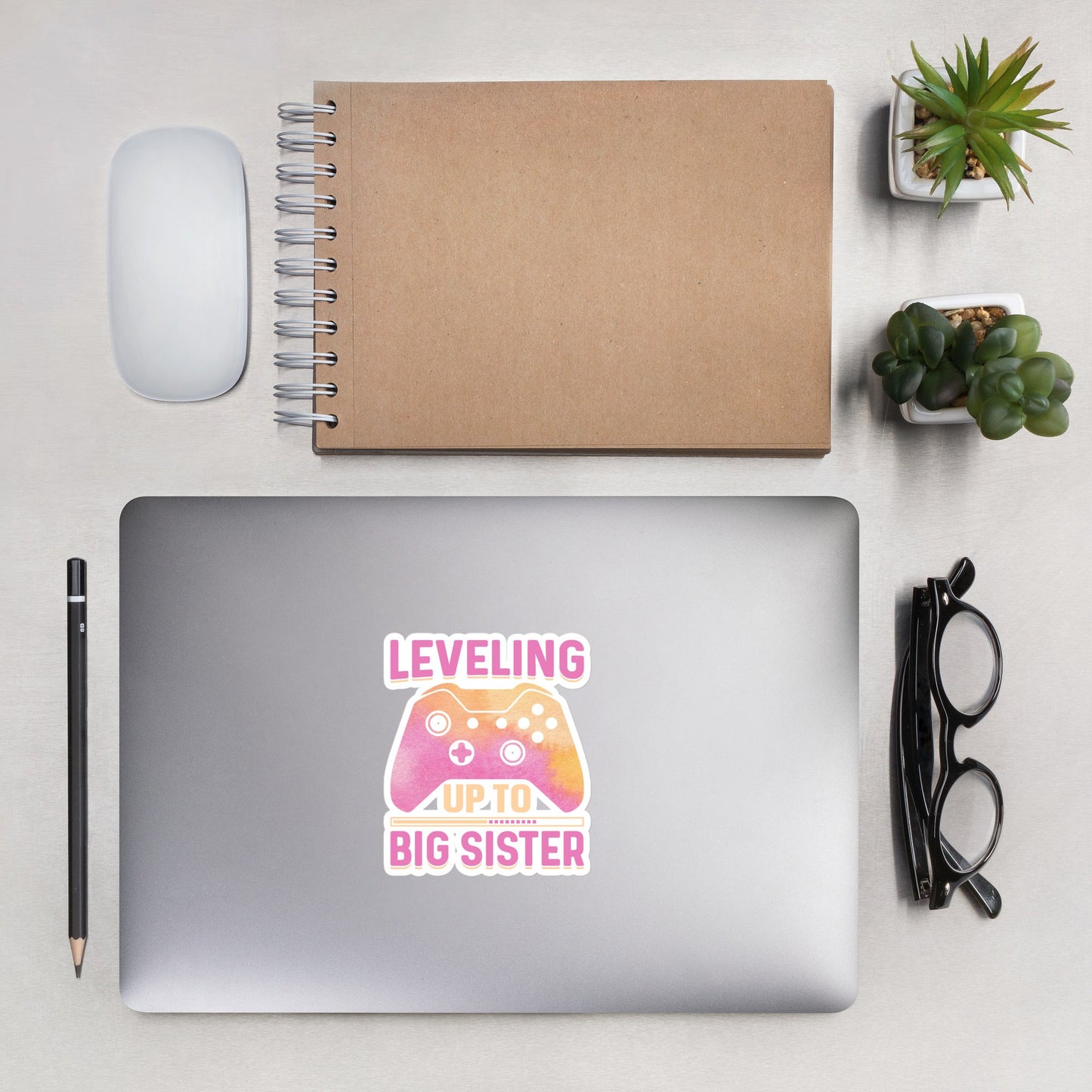 Levelling up to Big Sister - Bubble-free stickers by DarkByteGear