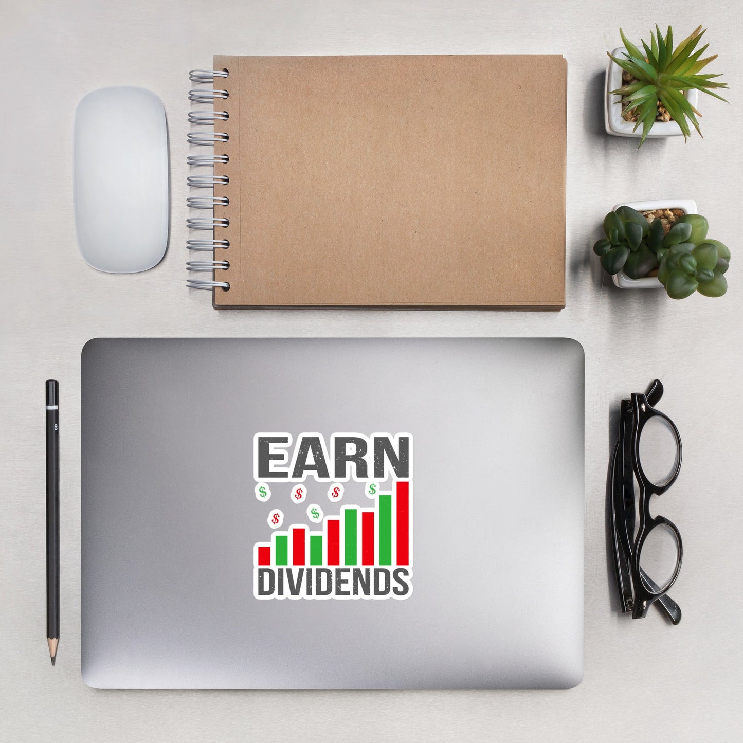Earn Dividends - Bubble-free stickers by DarkByteGear