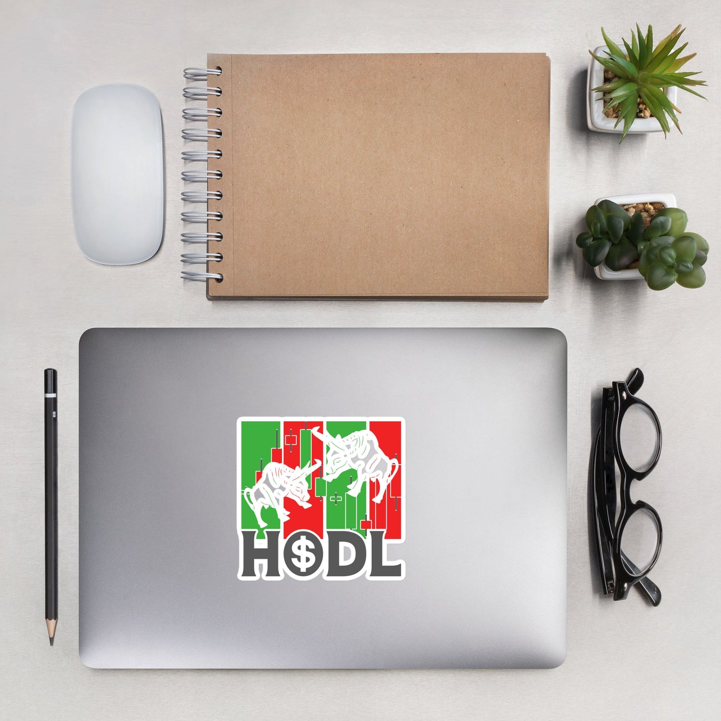 HODL - Bubble-free stickers by DarkByteGear