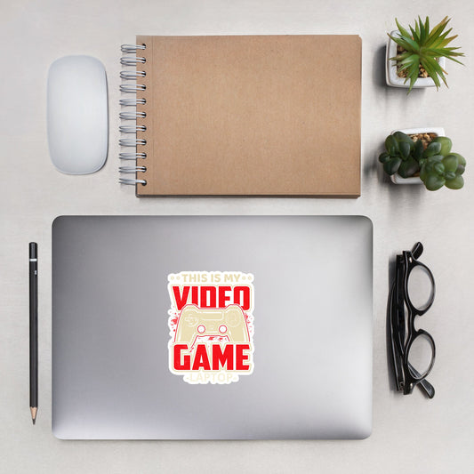This is my Video Game - Bubble-free stickers by DarkByteGear