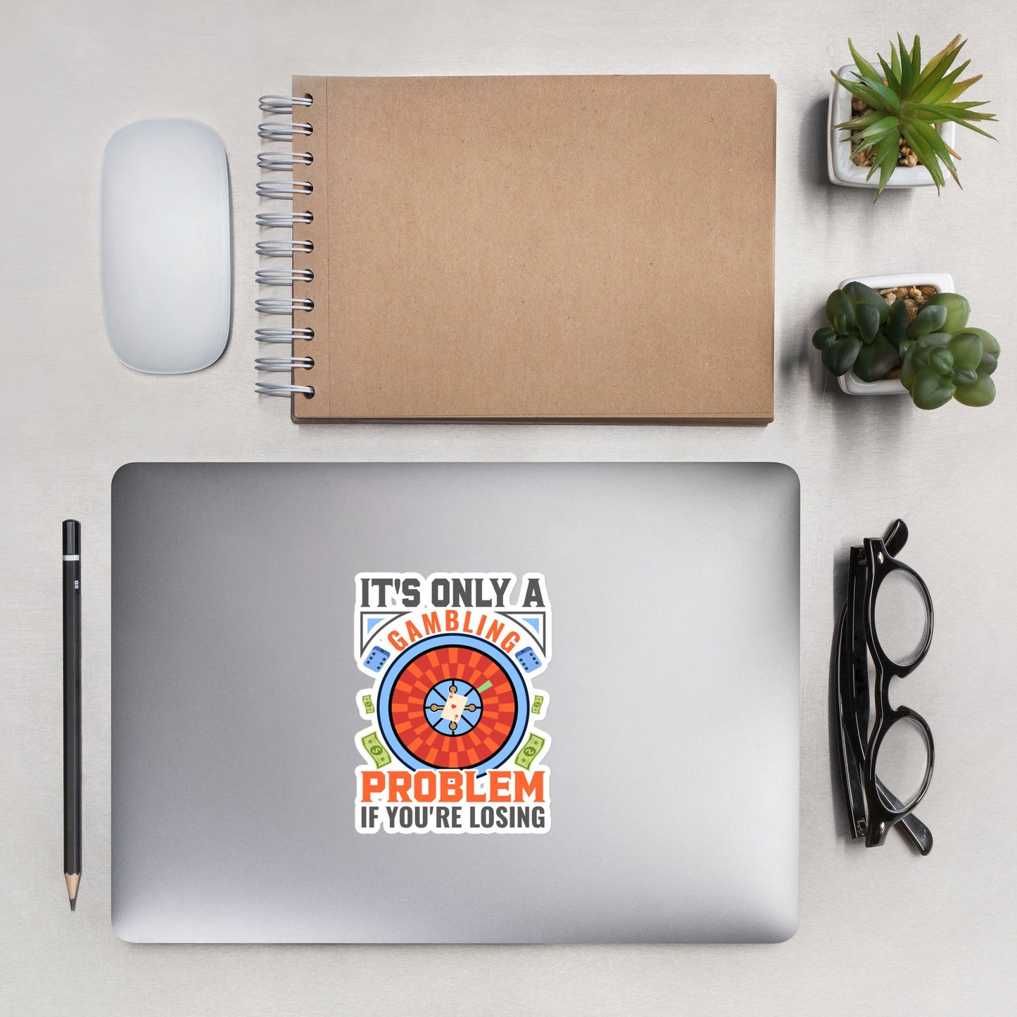 It's only a Gambling Problem, if I am losing V1 - Bubble-free stickers by DarkByteGear