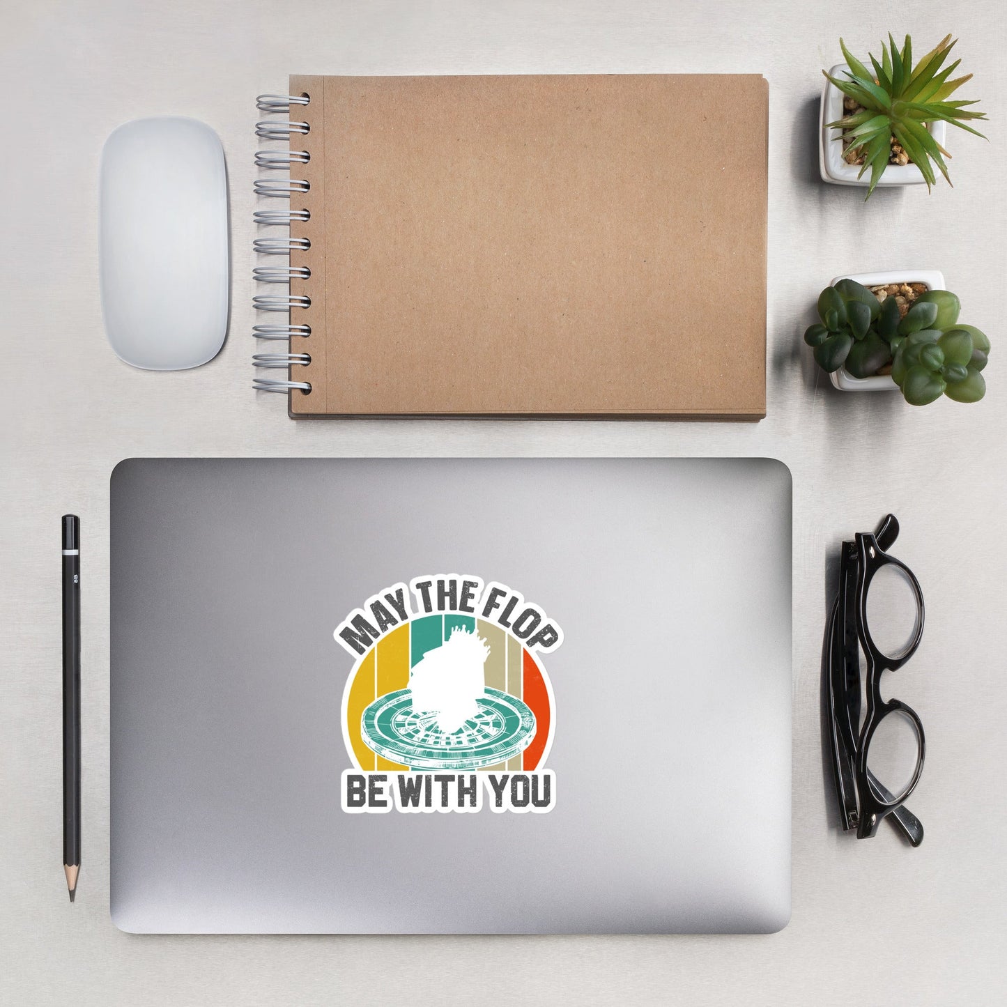 May the Flop be with you - Bubble-free stickers by DarkByteGear