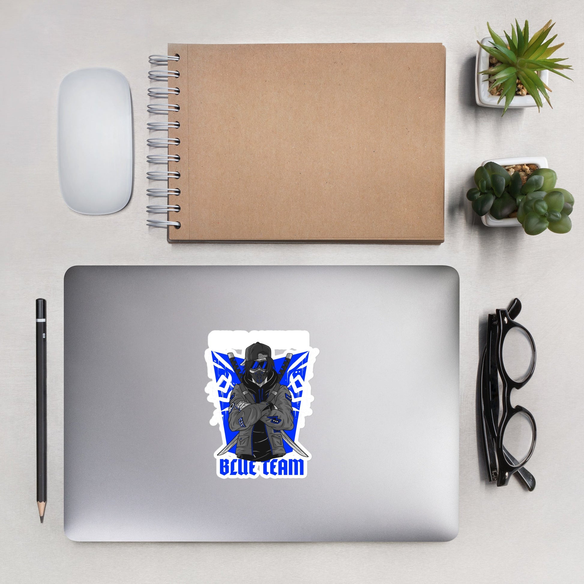 Cyber Security Blue Team V3 - Bubble-free stickers by DarkByteGear