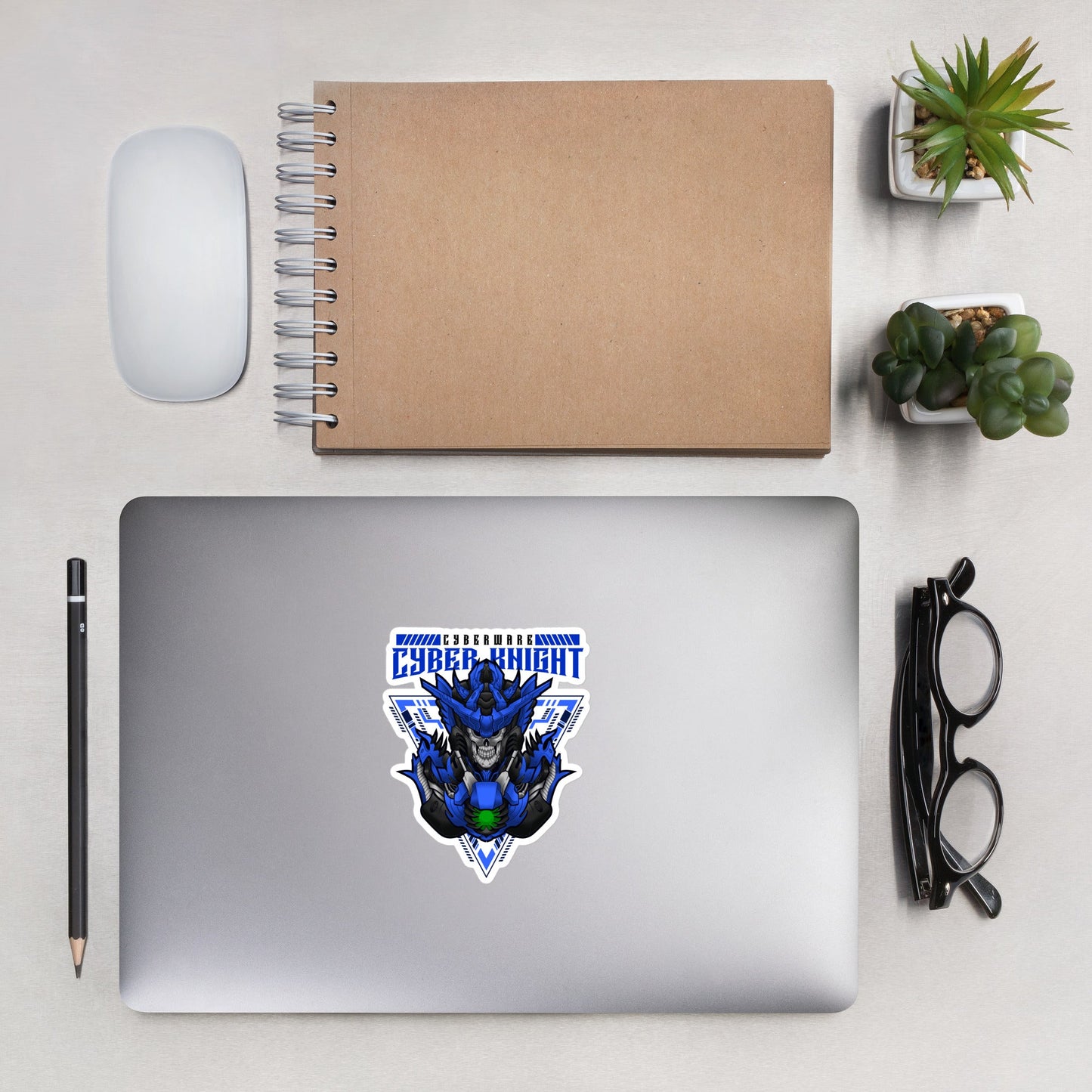 CyberWare Cyber knight - Bubble-free stickers by DarkByteGear