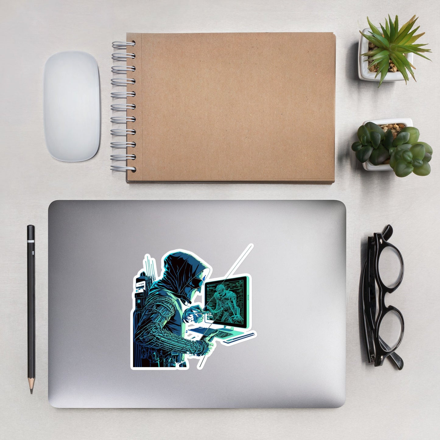 CyberWare Assassin - Bubble-free stickers by DarkByteGear