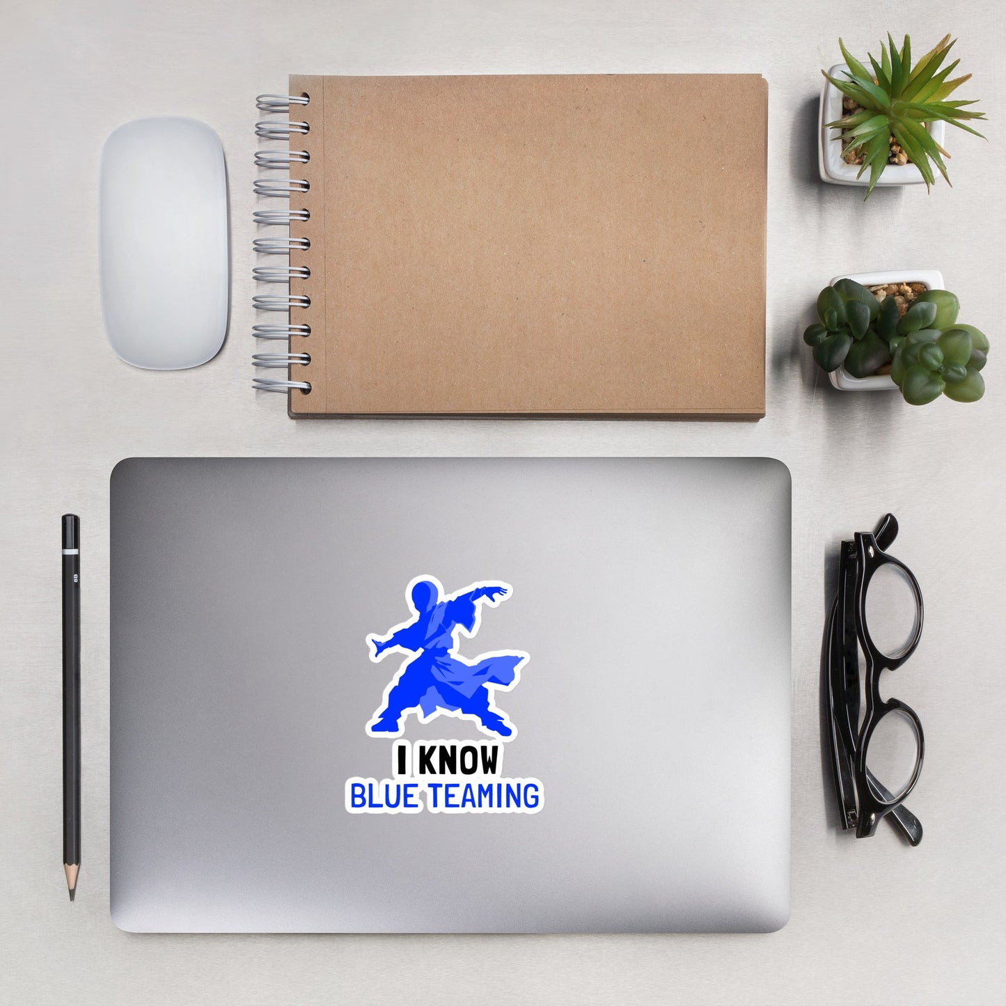 I Know Blue Teaming - Bubble-free stickers by DarkByteGear