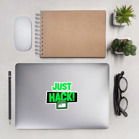 Just Hack - Bubble-free stickers by DarkByteGear