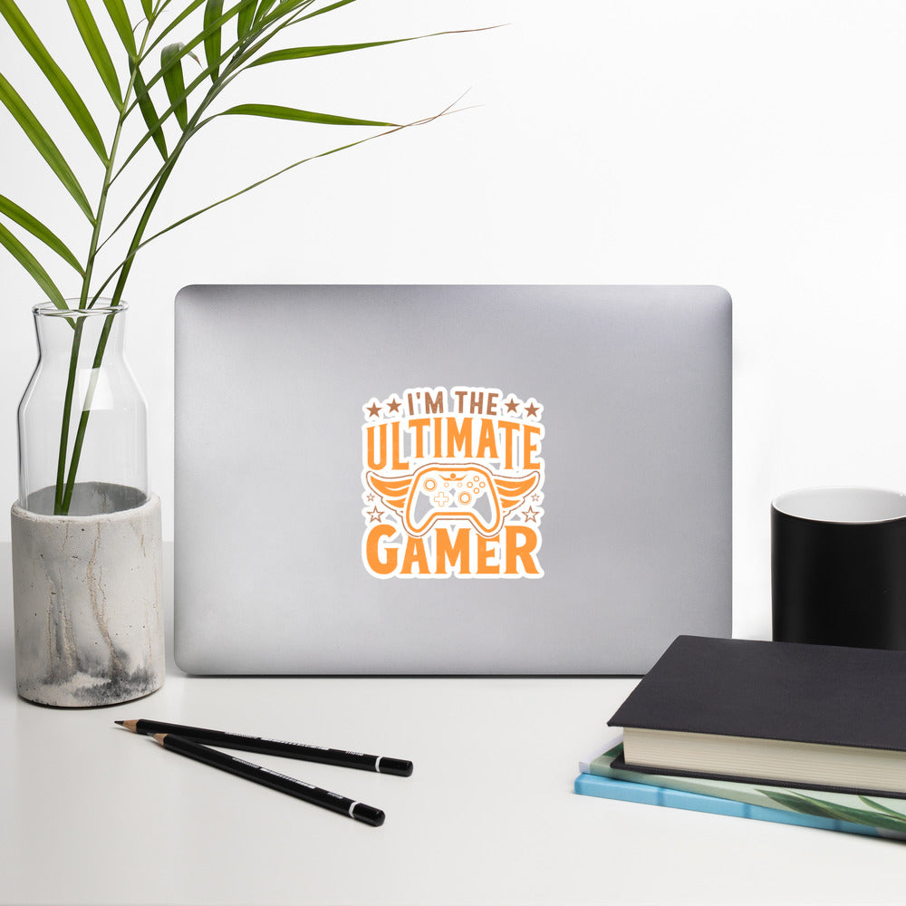 I am the Ultimate Gamer - Bubble-free stickers by DarkByteGear