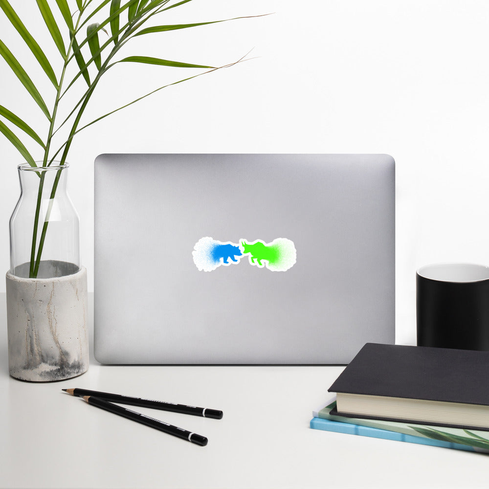 Bearish And Bullish (DB) - Bubble-free stickers by DarkByteGear
