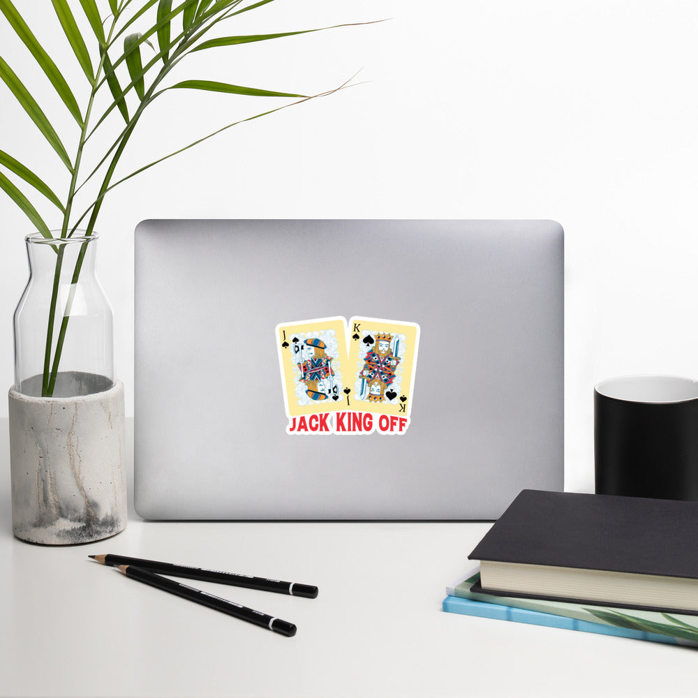 Jack King Off - Bubble-free stickers by DarkByteGear