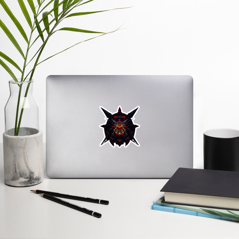 Cyberware Ronin Mecha - Bubble-free stickers by DarkByteGear