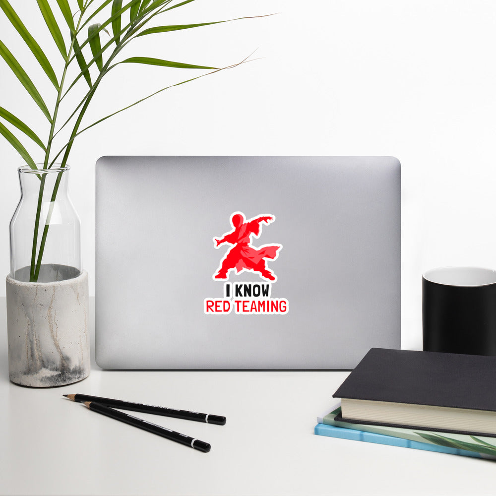 I Know Red Teaming - Bubble-free stickers by DarkByteGear