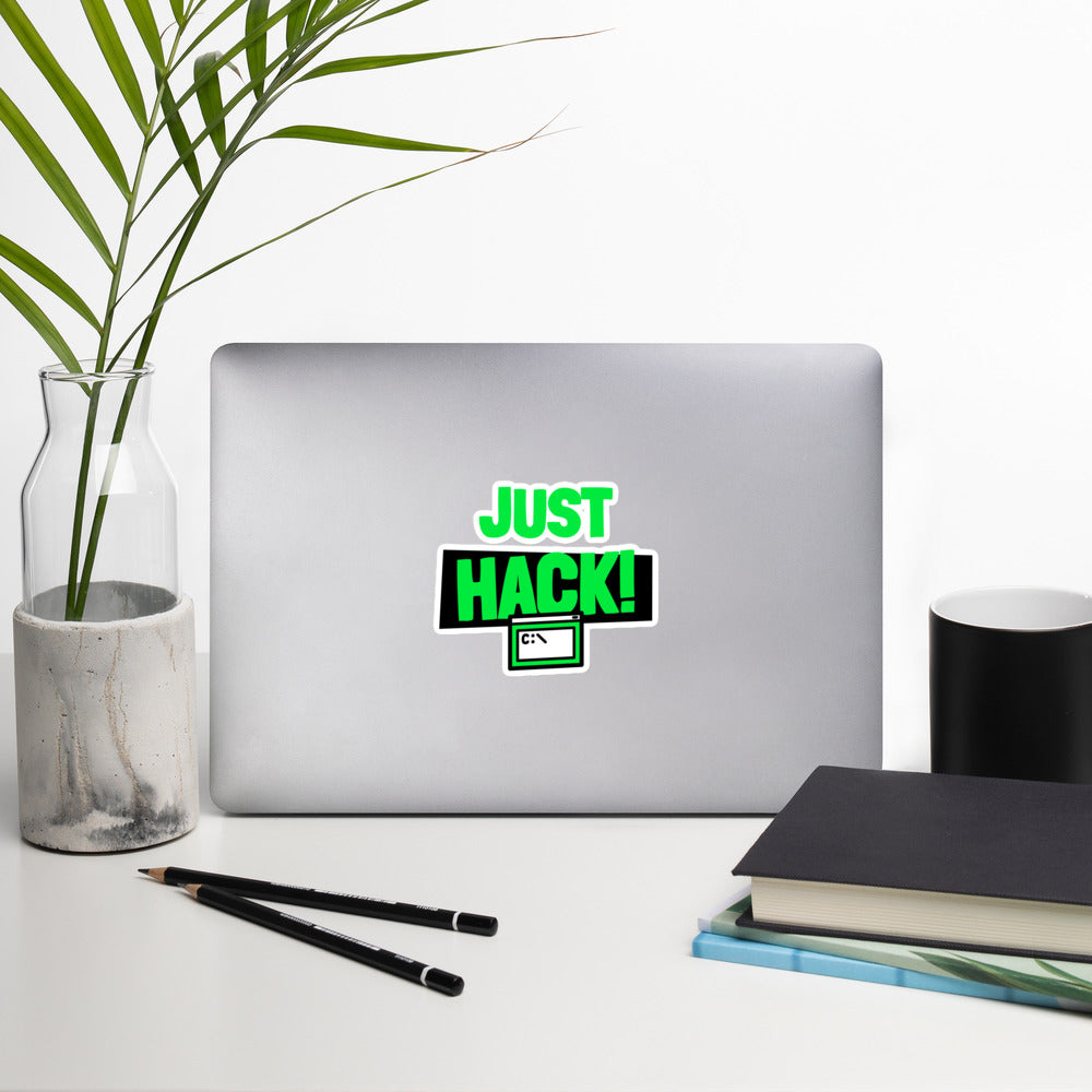 Just Hack - Bubble-free stickers by DarkByteGear