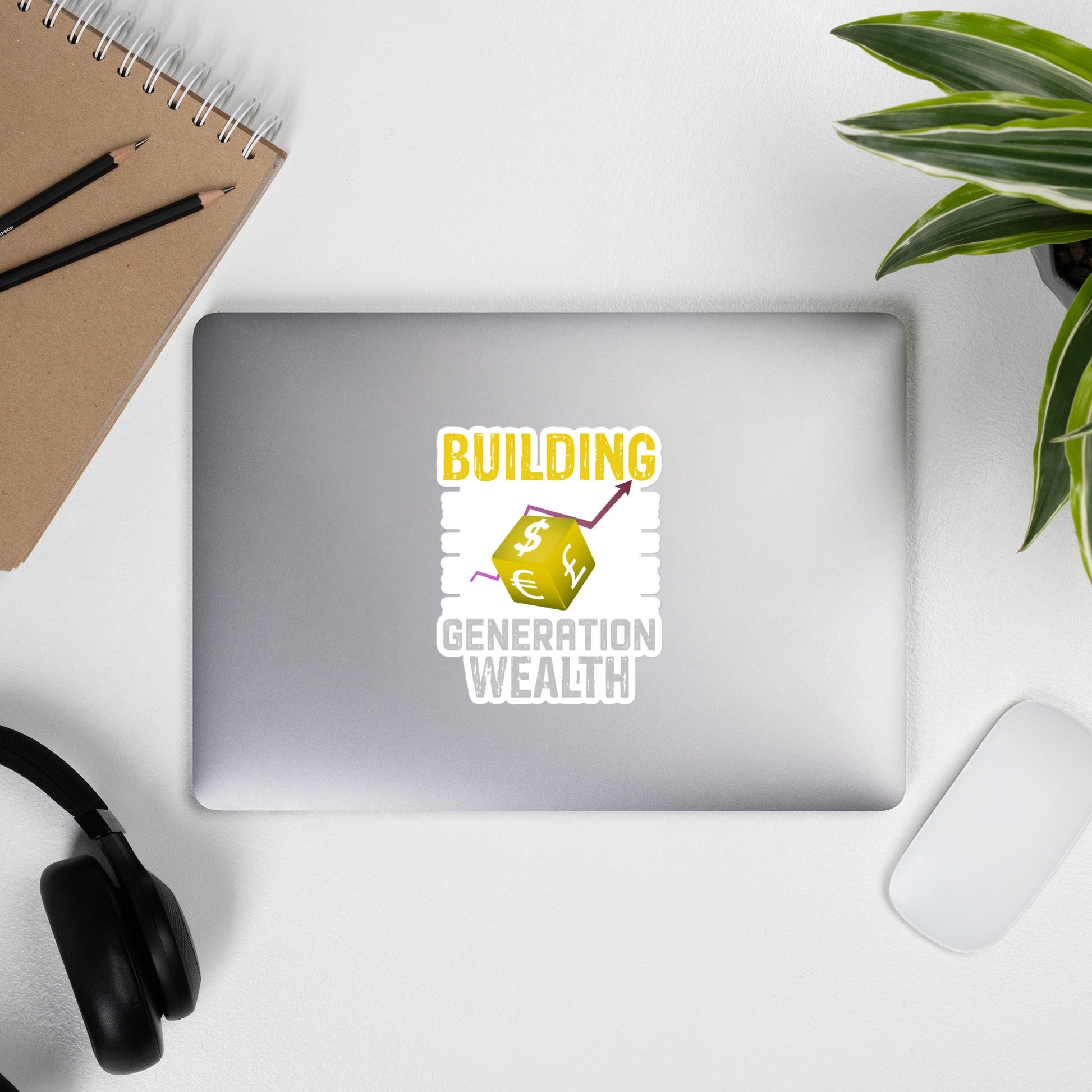 Building Generation Wealth - Bubble-free stickers by DarkByteGear