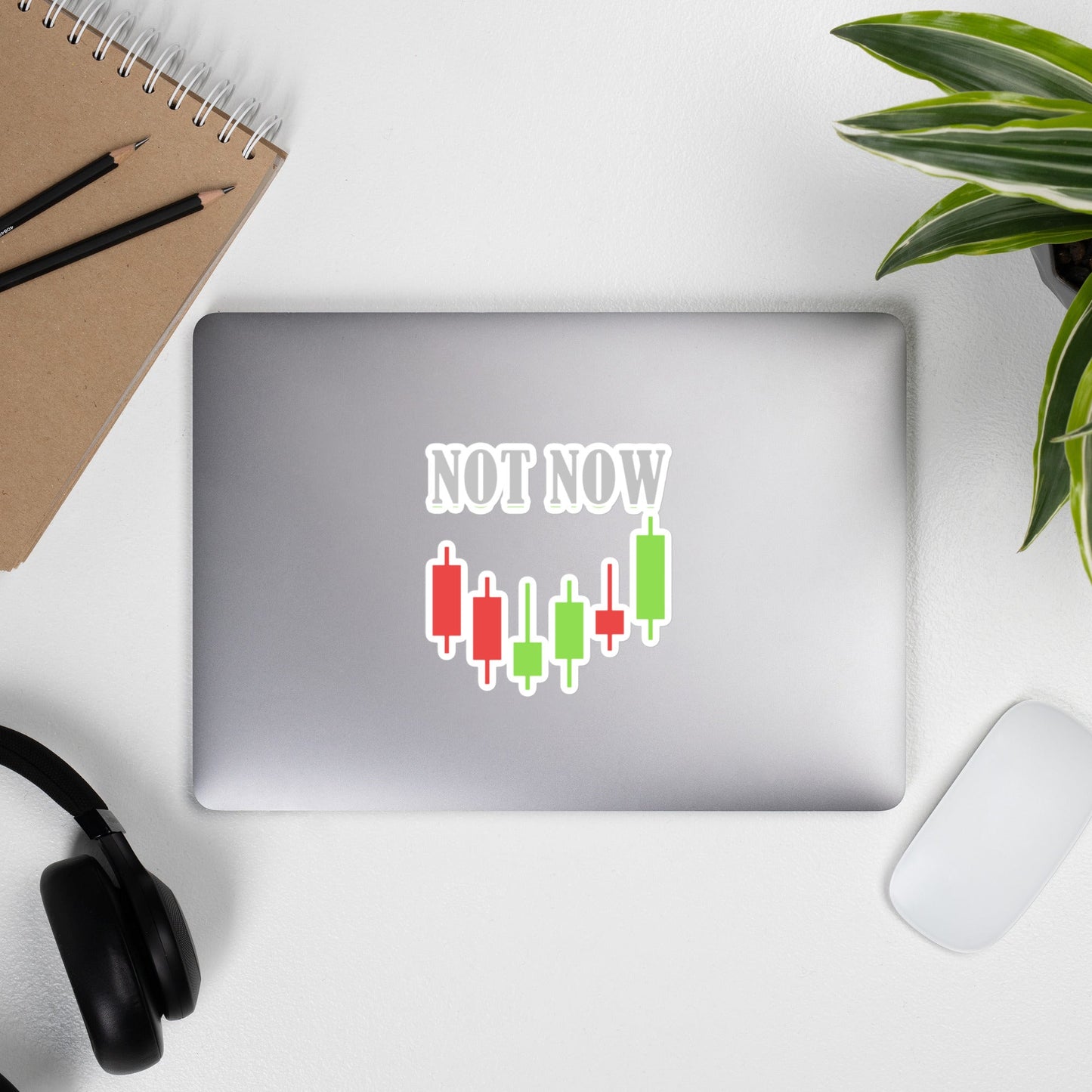 Not Now - Bubble-free stickers by DarkByteGear