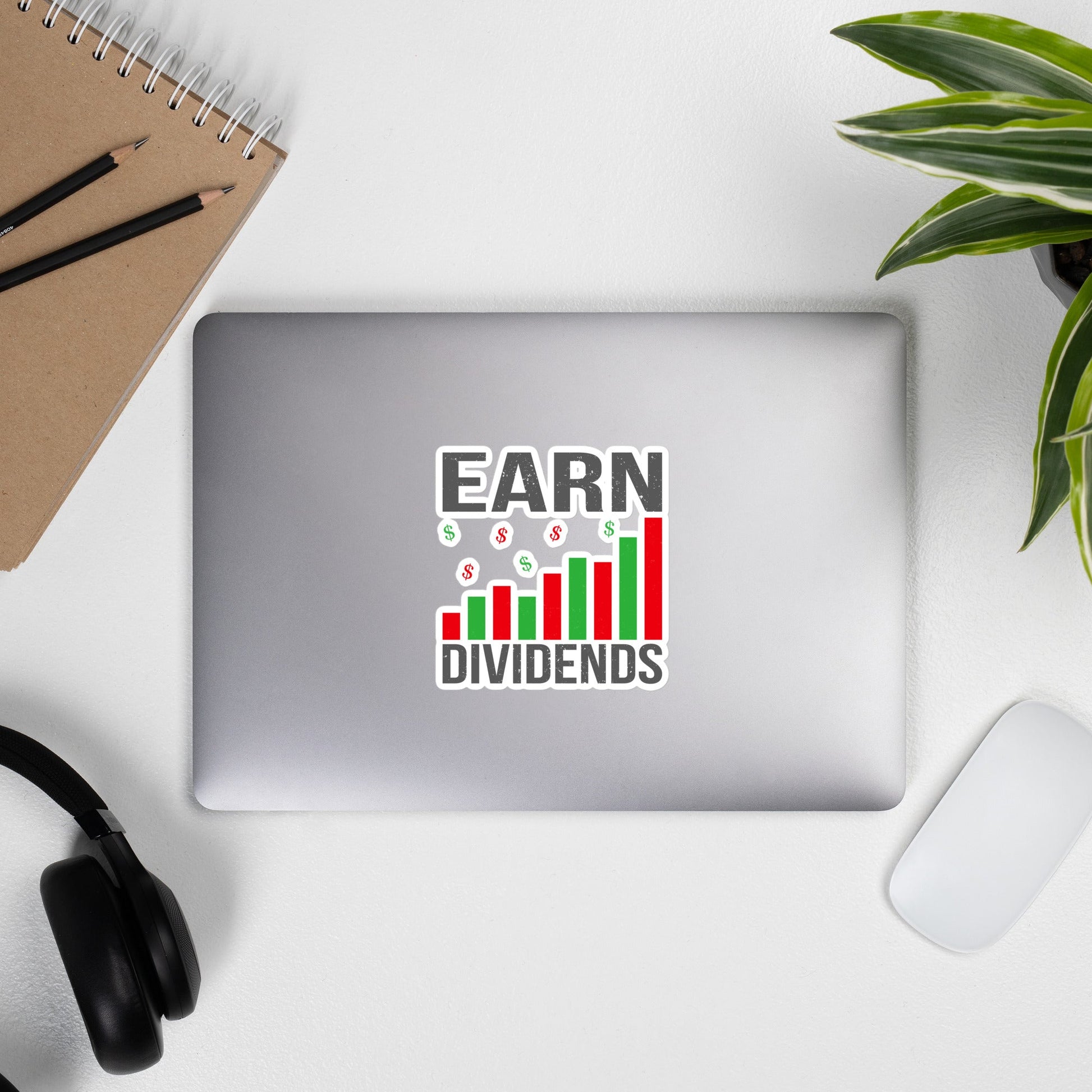 Earn Dividends - Bubble-free stickers by DarkByteGear