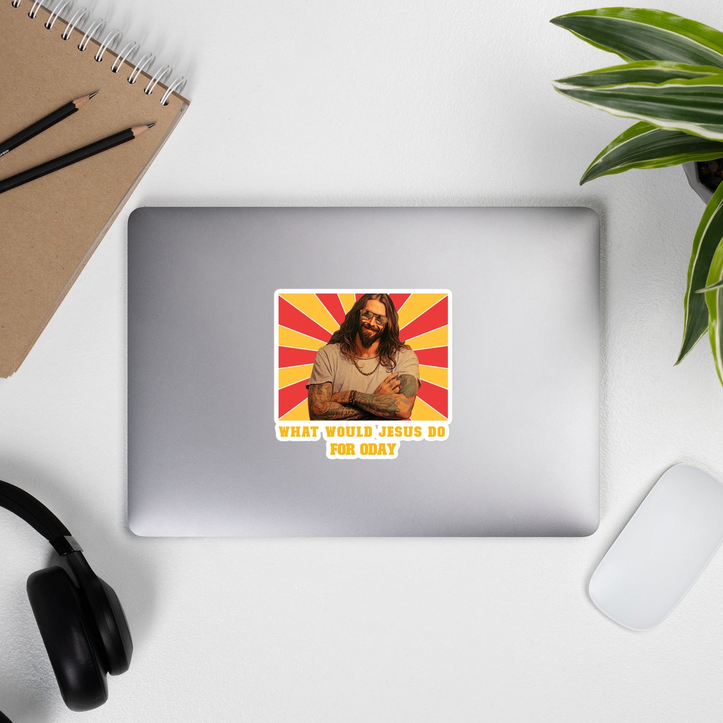 What would Jesus do for 0day v1 - Bubble-free stickers by DarkByteGear