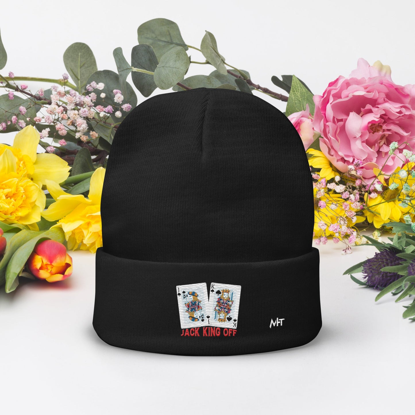 Jack King Off - Embroidered Beanie by DarkByteGear
