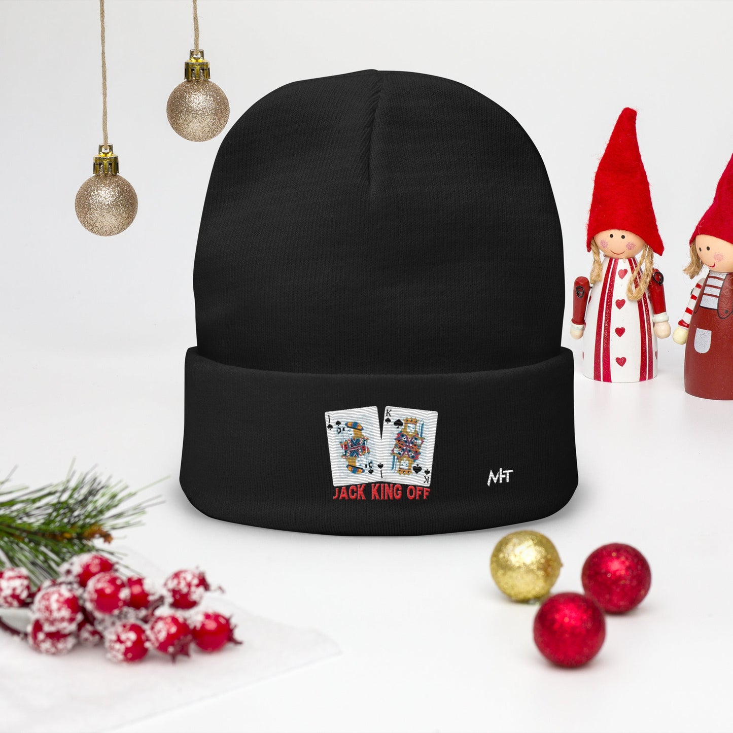 Jack King Off - Embroidered Beanie by DarkByteGear