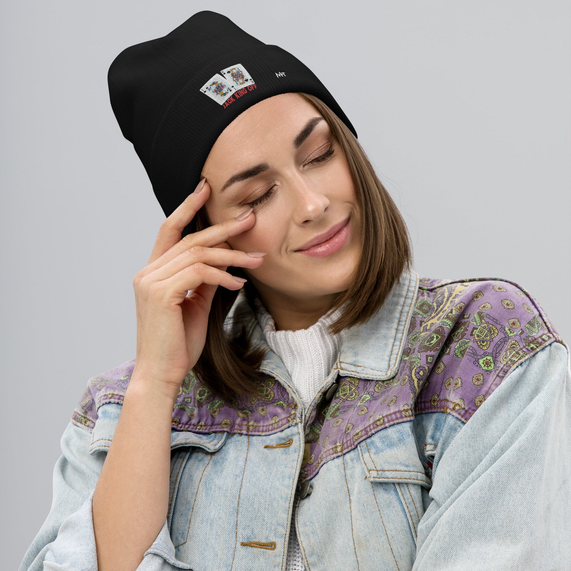 Jack King Off - Embroidered Beanie by DarkByteGear