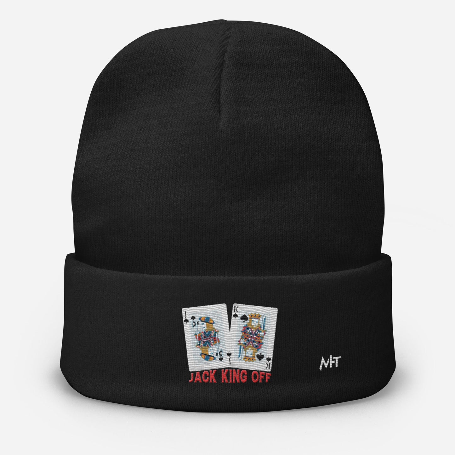 Jack King Off - Embroidered Beanie by DarkByteGear