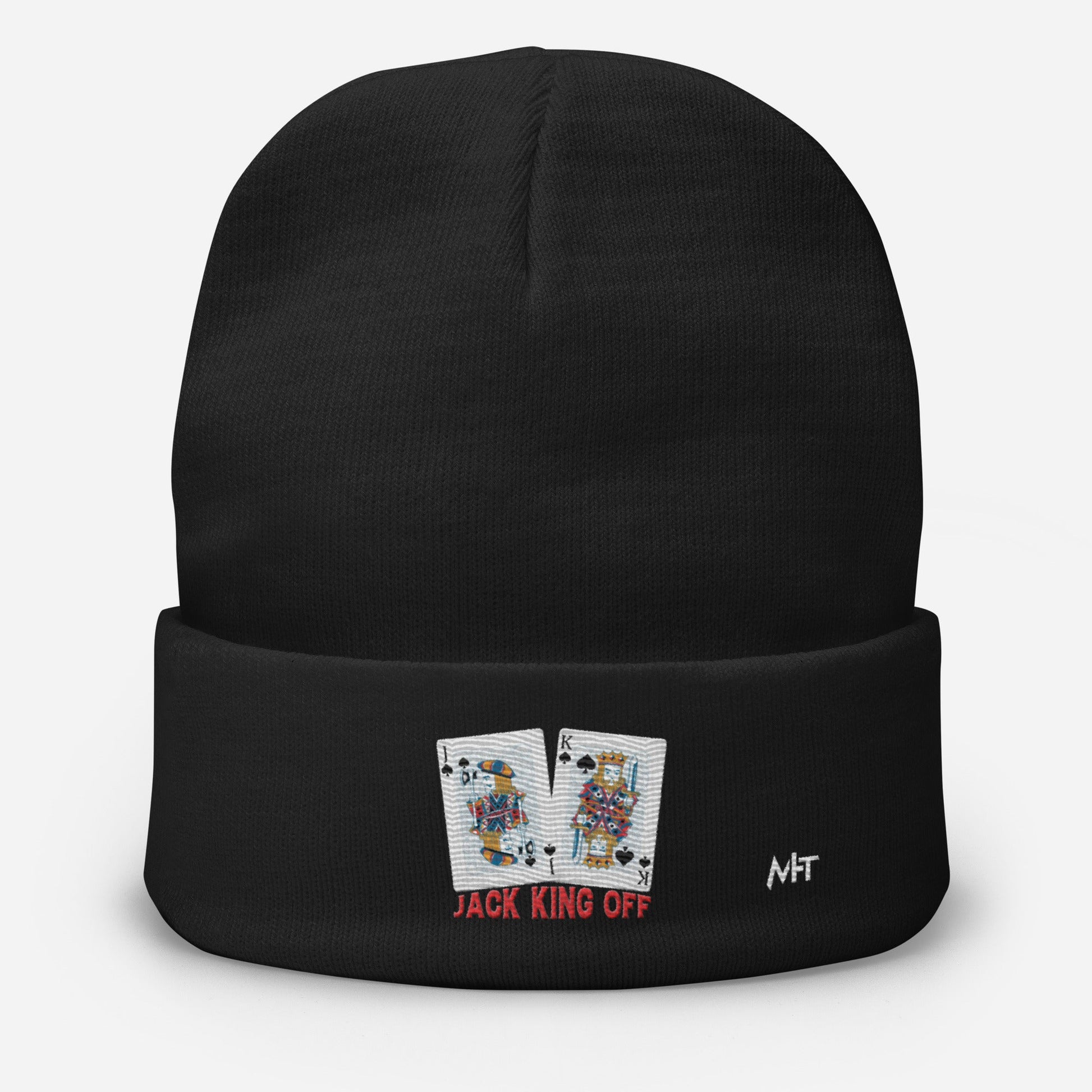 Jack King Off - Embroidered Beanie by DarkByteGear