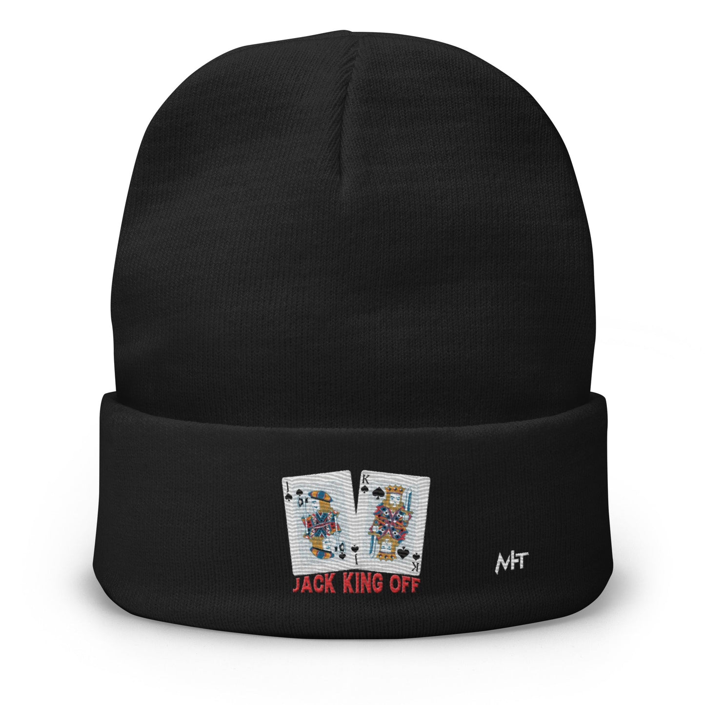 Jack King Off - Embroidered Beanie by DarkByteGear