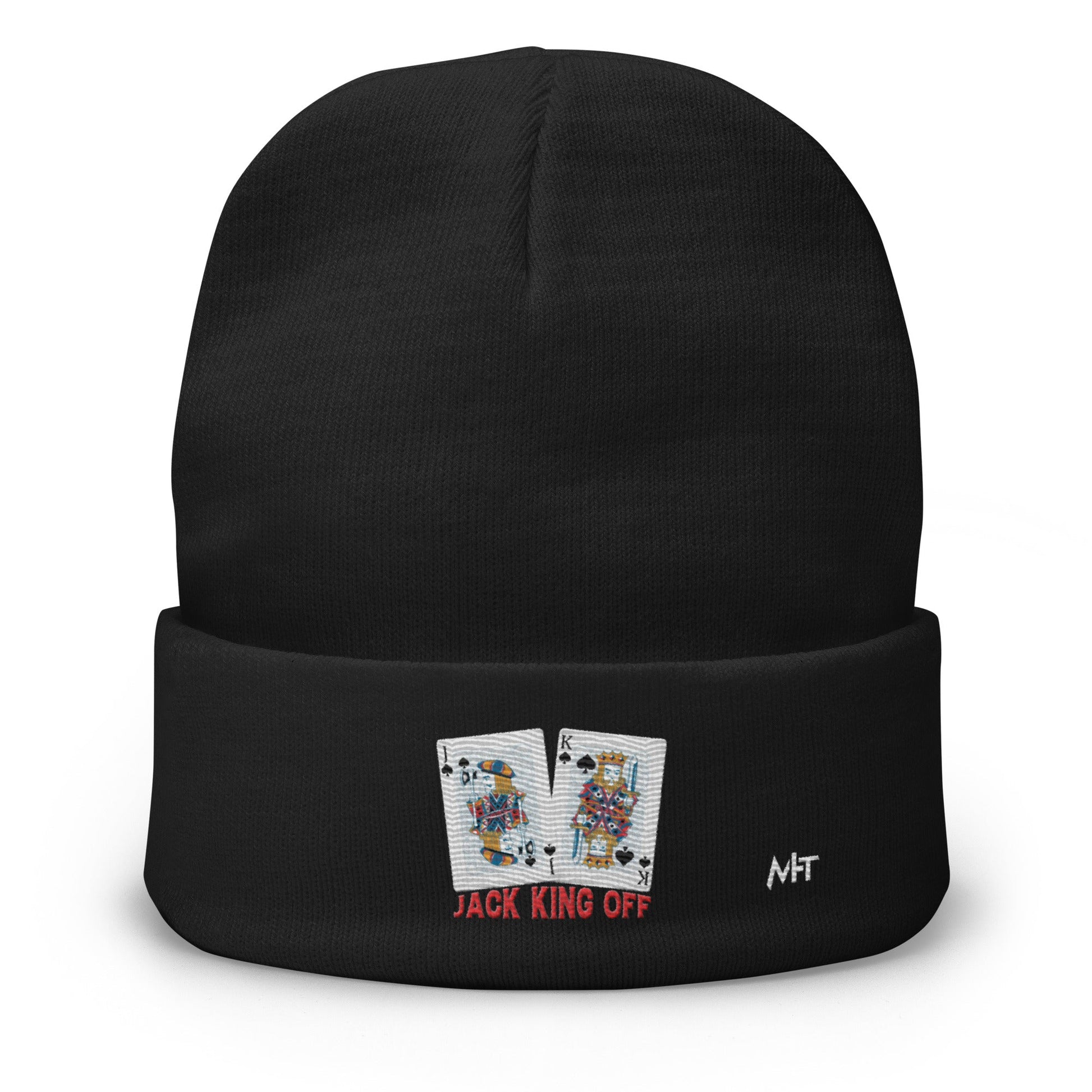 Jack King Off - Embroidered Beanie by DarkByteGear