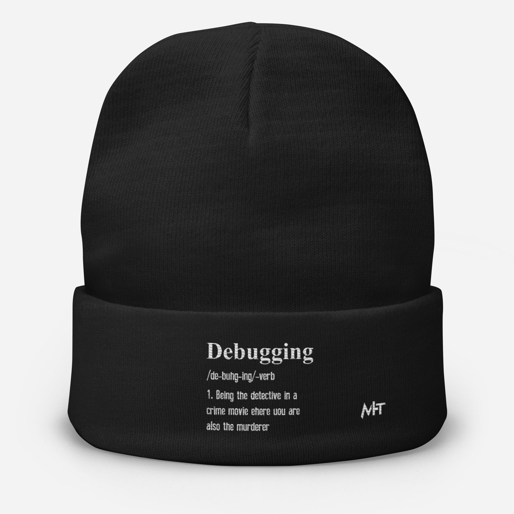 Debugging Definition V1 - Embroidered Beanie by DarkByteGear