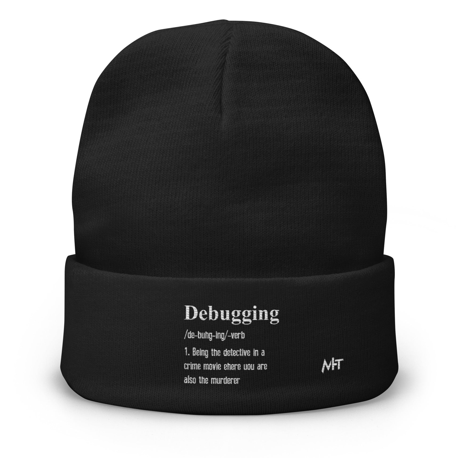 Debugging Definition V1 - Embroidered Beanie by DarkByteGear