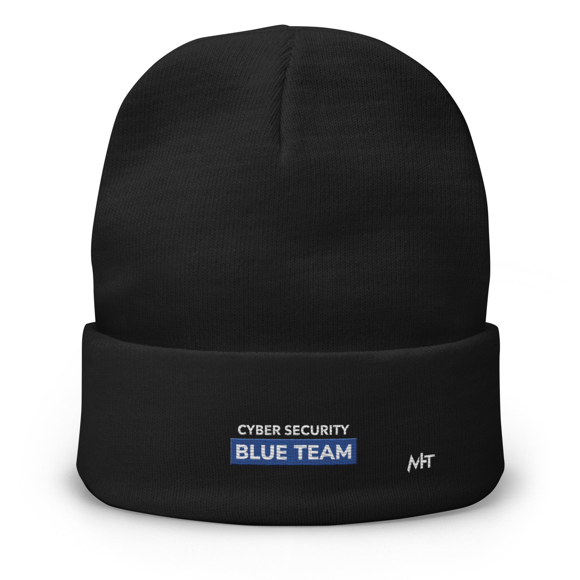 Cyber Security Blue Team V11 - Embroidered Beanie by DarkByteGear