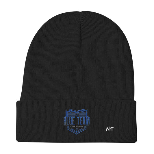 Cyber Security Blue Team V13 - Embroidered Beanie by DarkByteGear