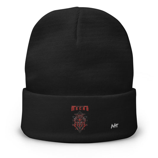 CyberWare Mecha - Embroidered Beanie by DarkByteGear